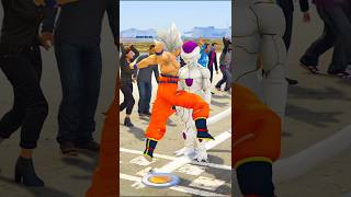 GTA V RANDOM GOKU vs FRIEZA WHO is MOST POWERFUL 🔥🔥 shorts gtav [upl. by Streeto]