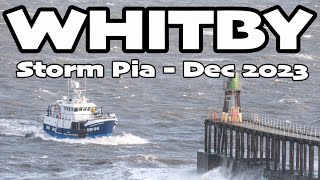 Galwad Y Mor Bridgewater Fishing Boat Arrives At Whitby For Parkol Refit  Storm Pia Dec 2023 [upl. by Marsha]