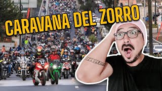 Así fue la CARAVANA del Zorro 2023  MEXICANO REACCIONA [upl. by Idham]