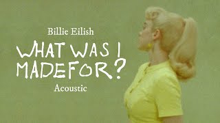 Billie Eilish  What Was I Made For Acoustic Guitar [upl. by Atsirhcal]