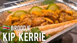 🇸🇷 Surinaamse Broodje Kip kerrie recept hoe maak je KipkerrieSurinamese chicken curry [upl. by Nosduh627]