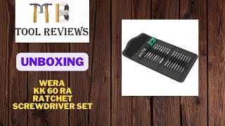 Wera KK 60 RA ratchet screwdriver set  unboxing [upl. by Aimik]