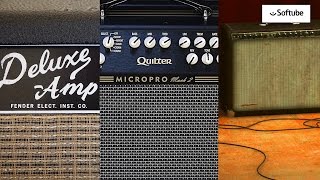 SHOOTOUT Tube  Solid State  Digital Amps Softube Brown Amp vs Quilter MicroPro vs Fender Deluxe [upl. by Magna900]