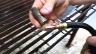 Mig welding gass problems fix holes in weld w Miller MIG wire feed [upl. by Nahtanaoj571]