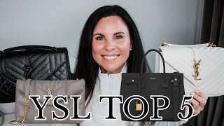 TOP 5 YSL Designer Handbags to Buy First 🤍 [upl. by Okiman]