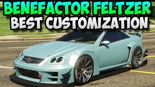 GTA 5  quotBenefactor Feltzerquot Best Car Customization BCC ep 10 [upl. by Kcin]