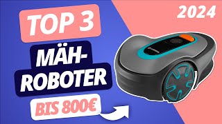 Der BESTE MÄHROBOTER 2024 unter 800 €  TOP 3 Rasenmähroboter im VERGLEICH [upl. by Nidnal]