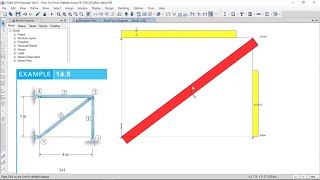 CSI ETABS  14  Truss Analysis Example 145 Ground Displacement Settlement  part 3 [upl. by Morita966]