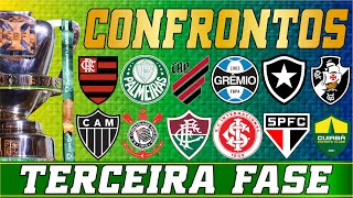 COPA DO BRASIL 2024  CONFRONTOS DA TERCEIRA FASE [upl. by Eednar]