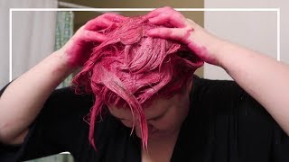 I Tried Dyeing My Hair from Brown to Pink with Arctic Fox [upl. by Klemens]