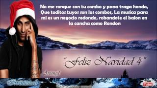 Feliz Navidad 4 Letra  Arcangel [upl. by Maite27]