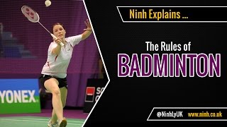 The Rules of Badminton  EXPLAINED [upl. by Euqinehs]