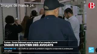 Larrestation de Sonia Dahmani diffusée en direct sur France 24 [upl. by Ainud]