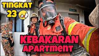 💢ASAP TEBAL DI TINGKAT 23 😱KEBAKARAN BANGUNAN  CELORENG BOMBA [upl. by Mavra930]