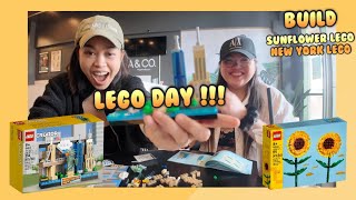 Lego day sunflower Lego New York Lego set l Rita vlog ep13 [upl. by Giordano]