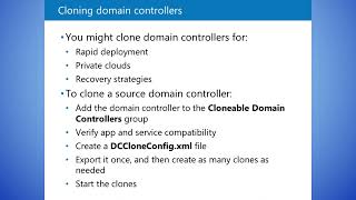 Cloning domain controllers [upl. by Rye422]