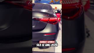 New Mercedes 2024 AMG S 63 E Performance Exhaust Sounds 🔊 s63 exhaust mercedes amg viral v8 [upl. by Assirhc]