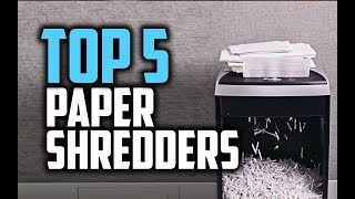 Best Paper Shredders in 2018  Which Is The Best Paper Shredder [upl. by Dulcie]