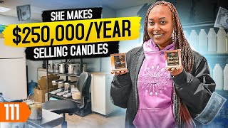 Candle Business Makes 300000 In 18 Months [upl. by Jerrilyn964]