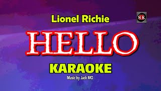 Hello Lionel Richie KARAOKEnuansamusikkaraoke [upl. by Reinhard]