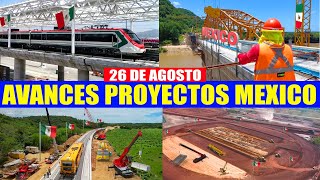 ASI AVANZAN Y TOMAN FORMA LAS MEGA OBRAS DE MEXICO TREN MEXICOTOLUCA PARQUE DE TEXCOCO TREN MAYA [upl. by Kerat]