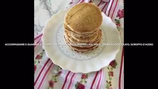 Pancake Light integrali e vegani [upl. by Dnomsed]