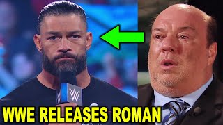 WWE Releases Roman Reigns as Paul Heyman is Sad About Firing  WWE News [upl. by Coppins]