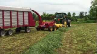 New Holland FP240 in Grass [upl. by Gottuard]