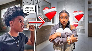 CRYING IN THE BATHROOM PRANK ON ROMAN😱😢 [upl. by Edla]