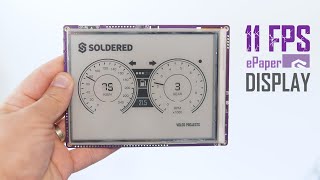 FINALLY Fast ePaper Display INKPLATE 6 Motion [upl. by Hilliard]