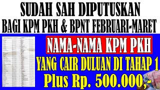 Nama KPM PKH Cair Duluan Plus Bonus 500rb pkh hari ini pkh tahap 1 2023 kapan cair TERBARU 2023 [upl. by Iznil]