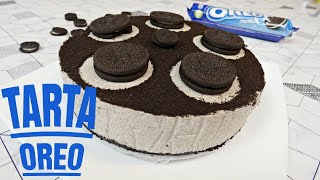 TARTA de OREO 🎂  Postres sin HORNO [upl. by Orit]