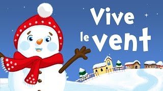 Vive le vent dhiver chanson de Noël pour petits avec paroles [upl. by Sileray]