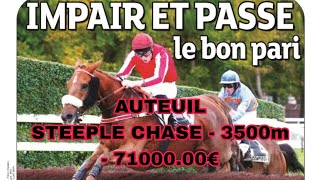 9 mars 2024 quinte  1 Course 6  AUTEUILSTEEPLE CHASE  3500m  7100000€ [upl. by Manton]