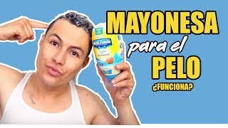 Repara el Cabello Muy Seco Y Químicamente Maltratado al Instante Con Mayonesa [upl. by Ahsilam]