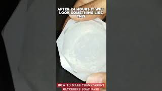 Glycerin soap base making process  By using 4 ingredients  Make crystal clear soap at your home [upl. by Meave]