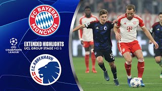 Bayern vs Copenhagen Extended Highlights  UCL Group Stage MD 5  CBS Sports Golazo [upl. by Eiramik]