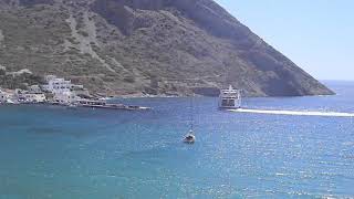 Ferry arriving into Kamares Port Sifnos [upl. by Tarrant106]