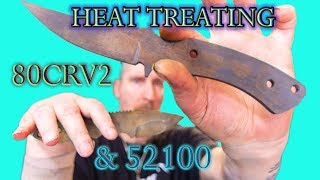 Heat Treating 80crv2 amp 52100 A Knife Makers Guide 2018 [upl. by Inig152]