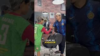 FILHO DO RICHARD RIOS FAZ DECLARAÇÃO PRA SUA NAMORADA ❤️⚽️💈😍 barbershop barbearia barber [upl. by Ymas]