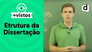 ESTRUTURA DA DISSERTAÇÃO INTRODUÇÃO  RESUMO PARA O ENEM REDAÇÃO  DESCOMPLICA [upl. by Nueovas540]