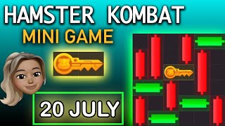 Hamster Kombat  DAY 2 Easy Solve Mini Game Challenge for KEY  20 JULY NEW [upl. by Nivra]