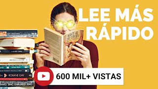 📖 Cómo LEER más RÁPIDO Y COMPRENDER mejor  Técnicas de LECTURA RAPIDA  MENTOR360 [upl. by Vera408]