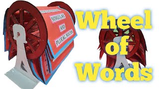 DIY  Instructional Material  Word Wheel  Singular  Plural Nouns  Part 2 [upl. by Luemas260]