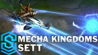 Mecha Kingdoms Sett Skin Spotlight  PreRelease  League of Legends [upl. by Siva136]