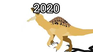 Spinoraptor of drawing cartoons 2 Evolution 2020 2022 [upl. by Bandeen]