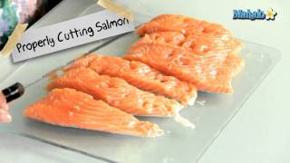 How to Properly Cut a Salmon Filet [upl. by Christen574]