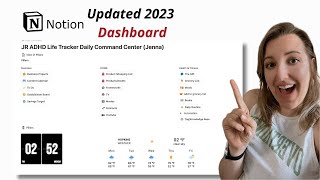 2023 Summer ADHD Notion Dashboard Update All about Buttons [upl. by Perkins]