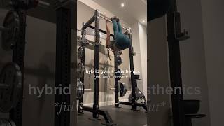 hybrid calisthenics amp gym fullbody workout [upl. by Lazor]