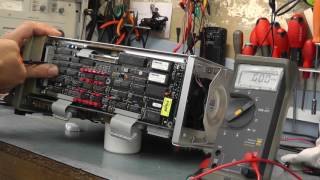 Tektronix 2445a RAM battery replacment [upl. by Aonian]